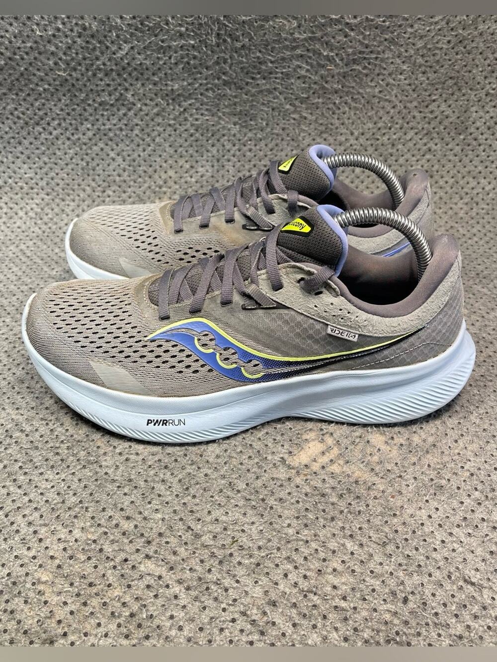 Saucony Ride 16 Grey Running Shoes Size 9.5 Women’s